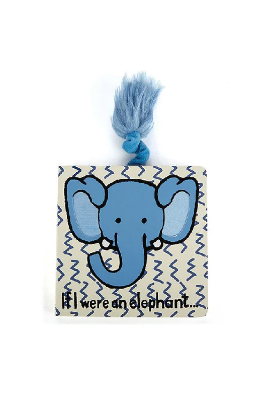 Fluffy and comforting Jellycat superior materialsIf I Were an Elephant Board Book