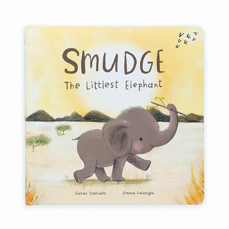 Soft and charming Jellycat designsJellycat, Smudge Littlest Elephant Book