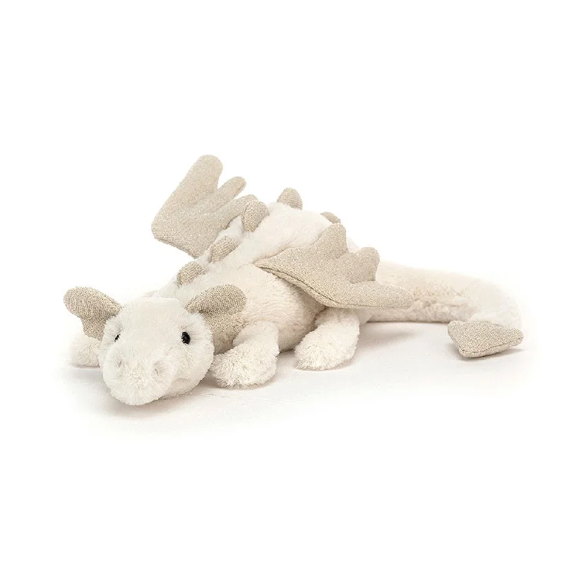 Huggable and charming Jellycat beloved by all ages.Jellycat Snow Dragon - Little