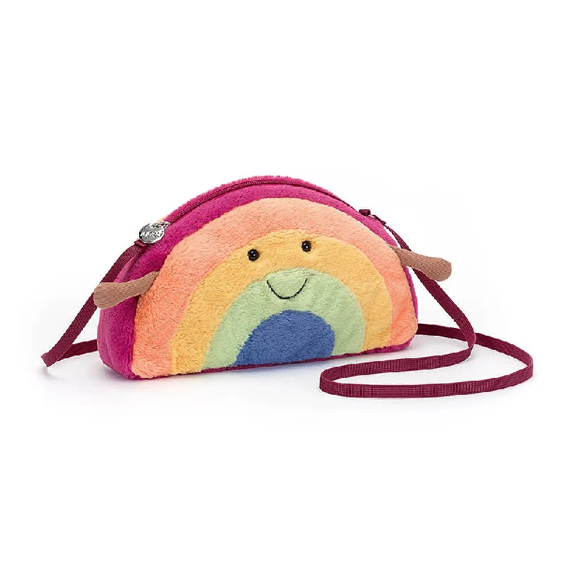 Adorable and gentle Jellycat friendsJellycat Soft Toy - Amuseable Rainbow Bag (13cm tall)