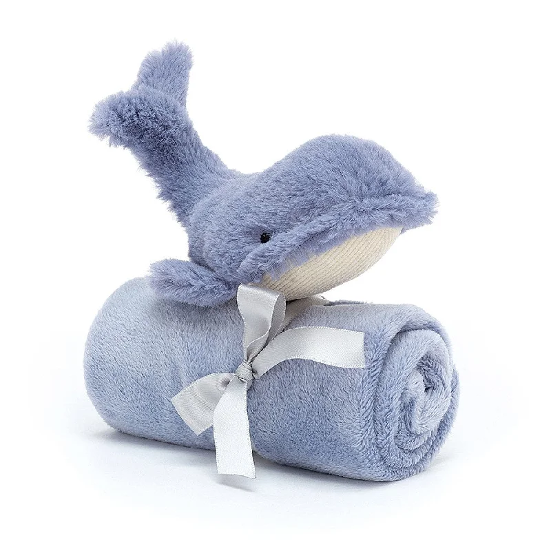 Enchanting and magical plush dollsJellyCat Wilbur Whale Soother