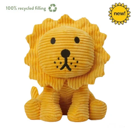 Cheerful and happy stuffed figuresMiffy Lion Soft Toy - Corduroy Yellow