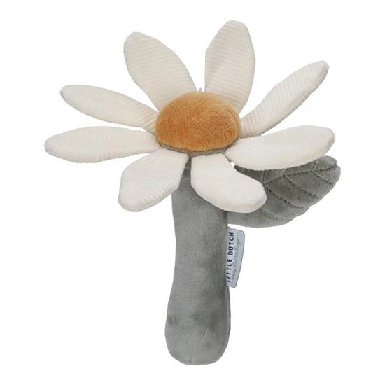 Playful and cheerful stuffed creaturesLittle Dutch Rattle Flower - Little Farm