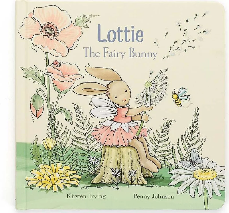 Adorable and snuggly Jellycat toysLottie Fairy Bunny Book