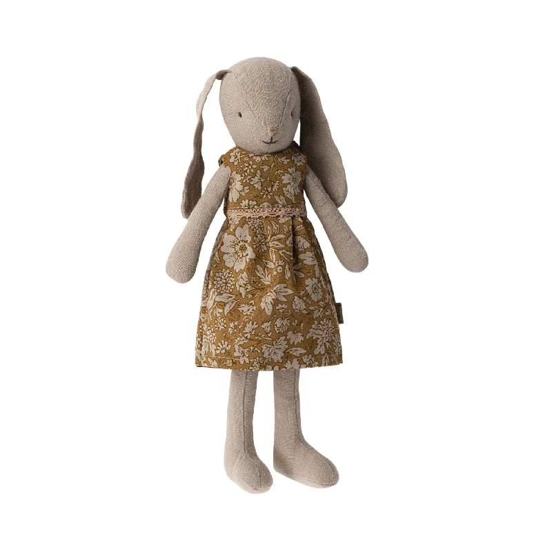 Fluffy and warm toy companionsMaileg Bunny Size 2, Classic - Flower Dress