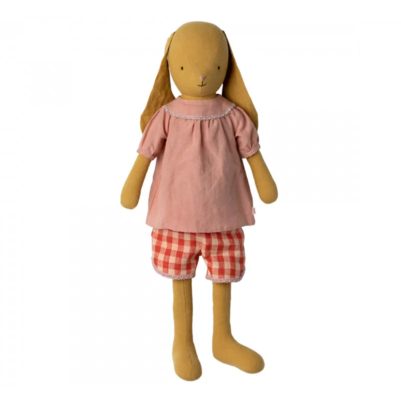 Cheerful and happy stuffed figuresMaileg Bunny size 5, Dusty yellow - Blouse & Shorts