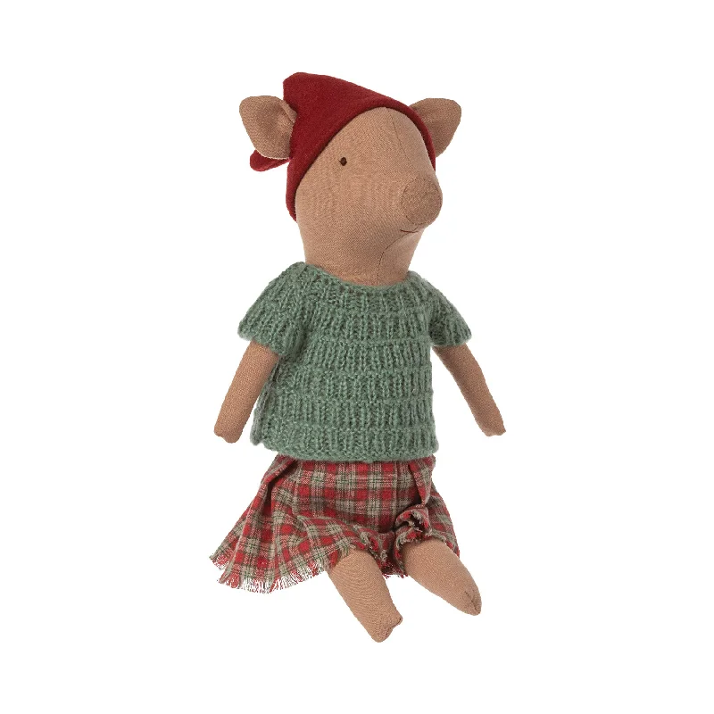 Enchanting and magical plush dollsMaileg Christmas Pig, Girl