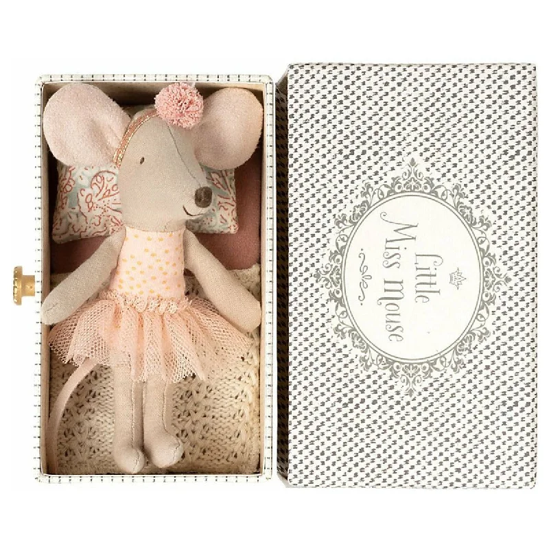 Fluffy and warm toy companionsMaileg Dance Mouse in Daybed, Little Sister