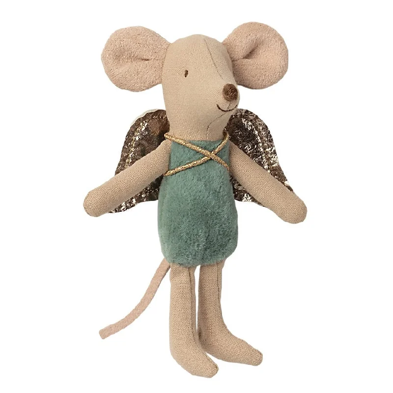 Cheerful and happy stuffed figuresMaileg | Little Fairy Mouse Teal