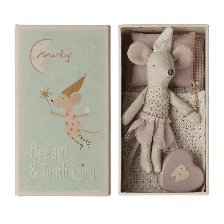Playful and cheerful stuffed creaturesMaileg | Mouse Tooth Fairy Mouse Little Sister in Box