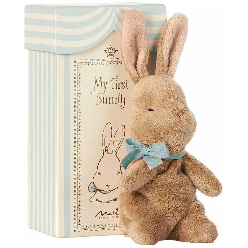 Colorful and vibrant plush creationsMaileg | My First Bunny in Box, Blue