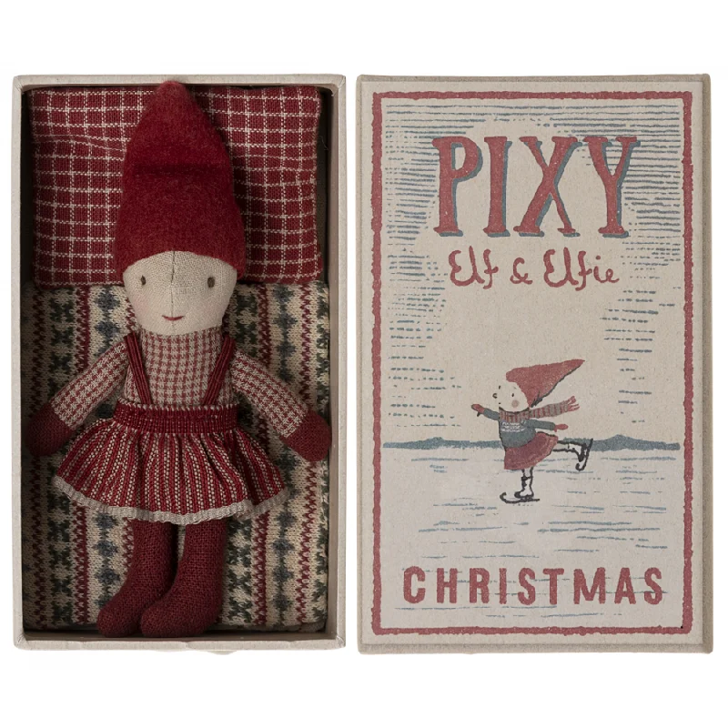 Cuddly and comforting plush charactersPixy Elfie in Matchbox