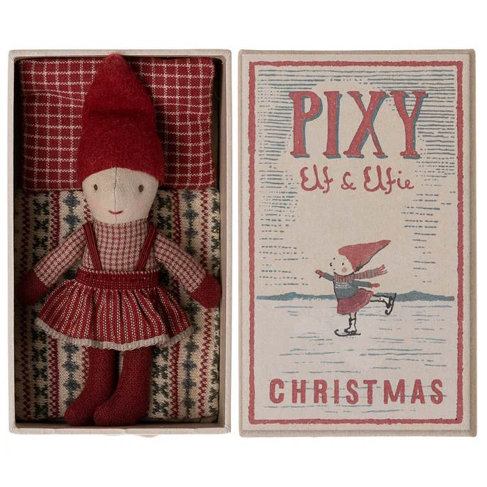 Adorable and charming plush figuresMaileg | Pixy Elfie in Matchbox