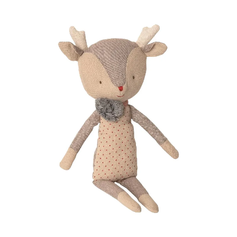 Adorable and tiny stuffed crittersMaileg Winter Friends - Reindeer Girl