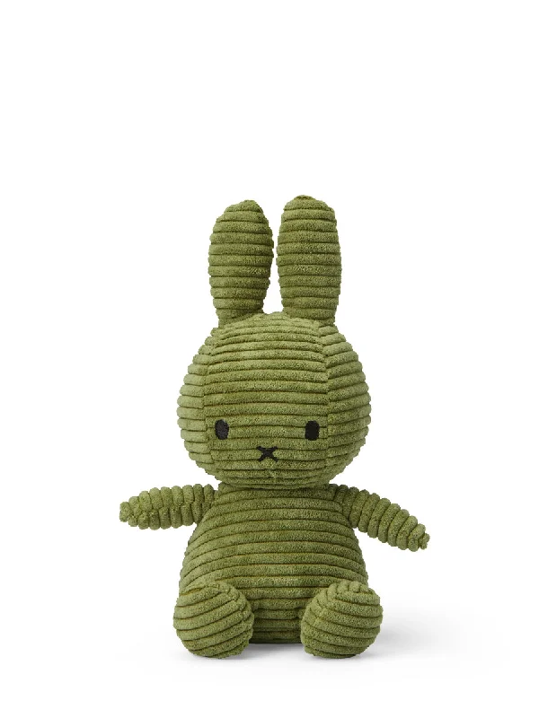 Sweet and innocent stuffed animalsMiffy Soft Toy - Olive Green Corduroy