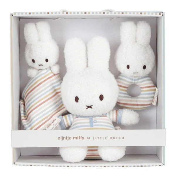 Endearing and lovable stuffed toysMiffy Vintage Sunny Stripes Gift set