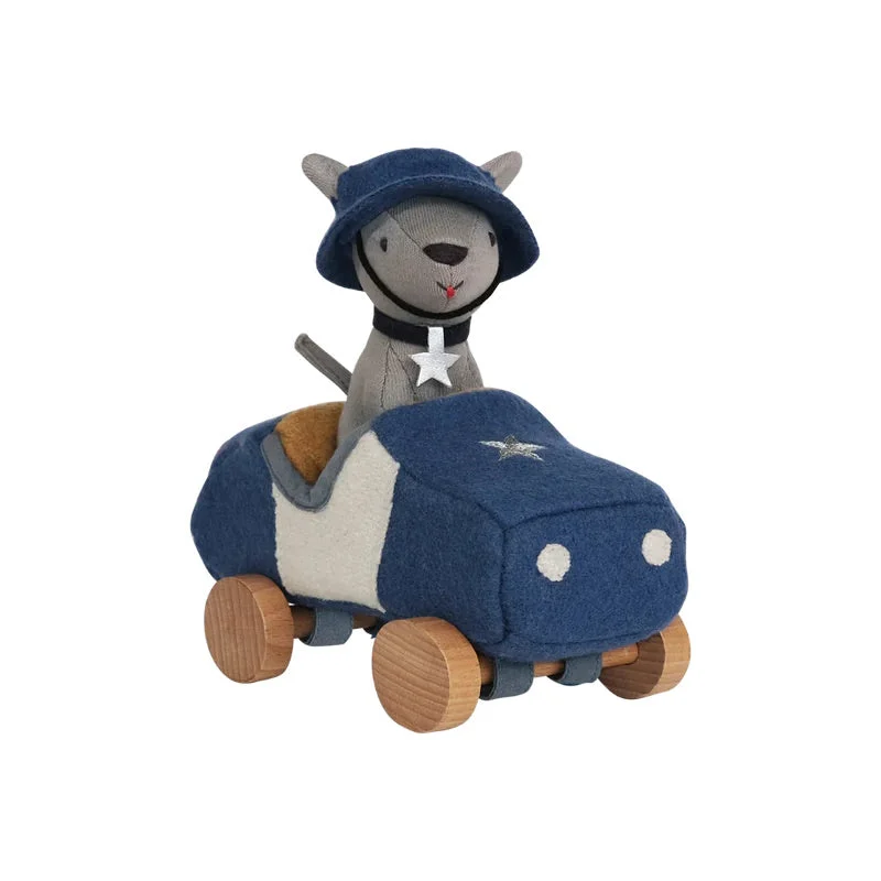 Colorful and vibrant plush creationsOlli Ella | Holdie Dog-Go Officer Blue