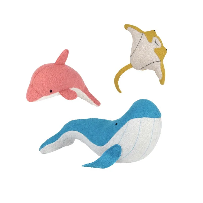 Huggable and cozy plush toysOlli Ella | Holdie Ocean Animals