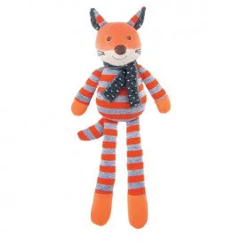 Cheerful and happy stuffed figuresOrganic Farm Buddies Plush Toys - Frenchy Fox.
