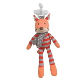Cuddly and comforting plush charactersOrganic Farm Pacifier Buddy - Frenchy Fox