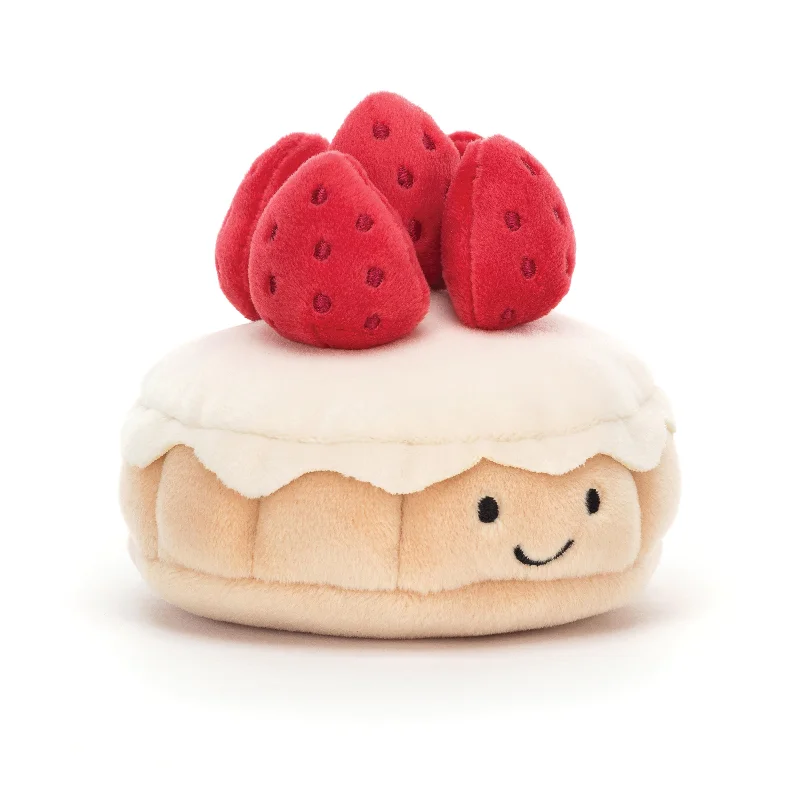 Plush and comforting Jellycat figuresPretty Patisserie Tarte Aux Fraises