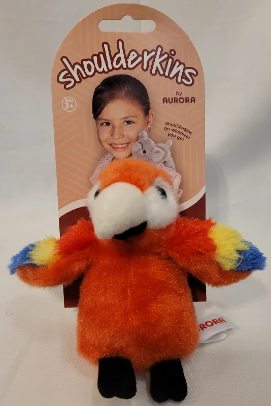 Playful and cheerful stuffed creaturesShoulderkin - Tiki Parrot