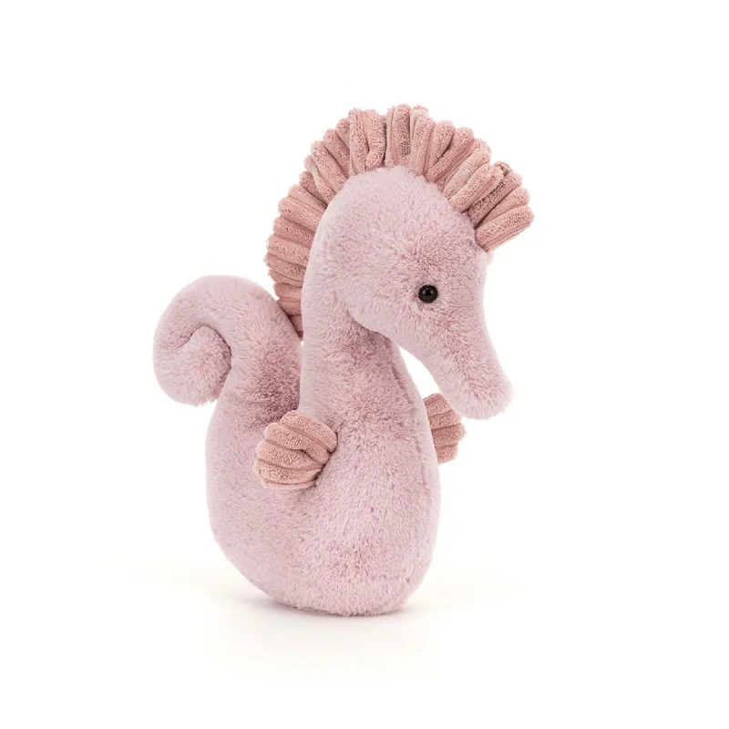 Cuddly and delightful Jellycat naptime buddiesSienna Seahorse