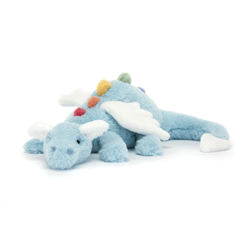 Huggable and charming Jellycat beloved by all ages.Sky Dragon - Large