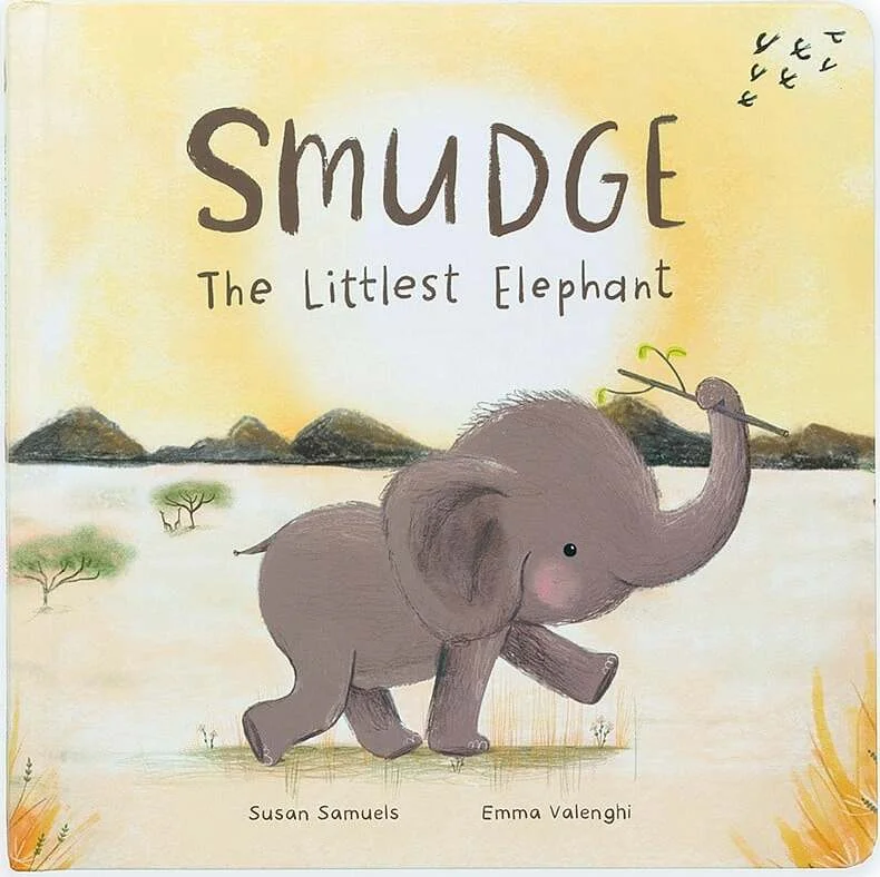 Huggable and sweet Jellycat all-around favoritesSmudge the Littlest Elephant Book