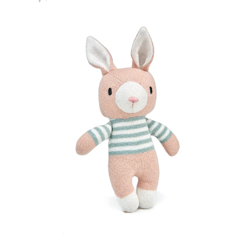 Fluffy and warm toy companionsTender Leaf Toys Finbar The Hare Knitted Toy