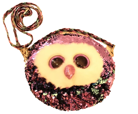 Colorful and vibrant plush creationsTy Fashion Flip Sequins Purse - Moonlight
