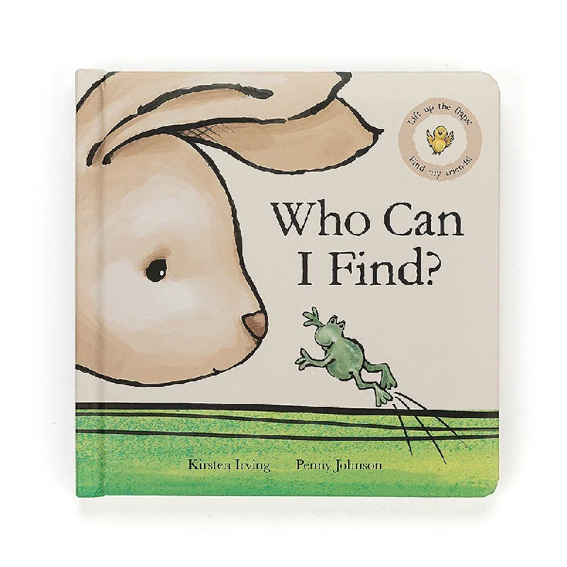Adorable and gentle Jellycat friendsJellycat Who Can I Find Book