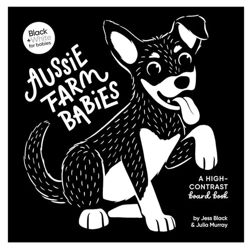 Enchanting fairy tales for children Aussie Farm Animals: A High-Contrast Board Book (Black And White For Babies)