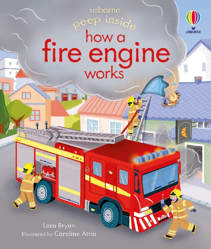Fun-filled children's books Book - Peep Inside How Fire Engine Works