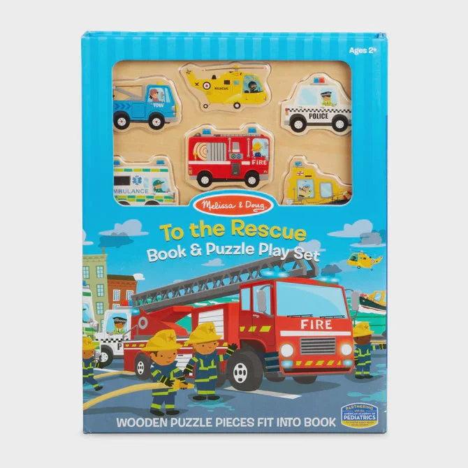Entertaining children's chapter booksBook & Puzzle Playset - To the Rescue