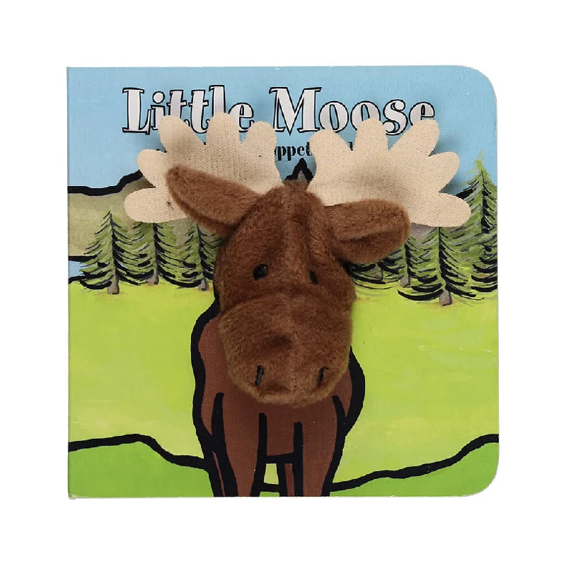 Enchanting children's books Finger Puppet Book Little Moose
