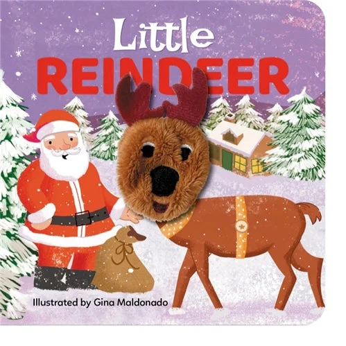 Enchanting fairy tales for children Finger Puppet Book -Little Reindeer (large format)