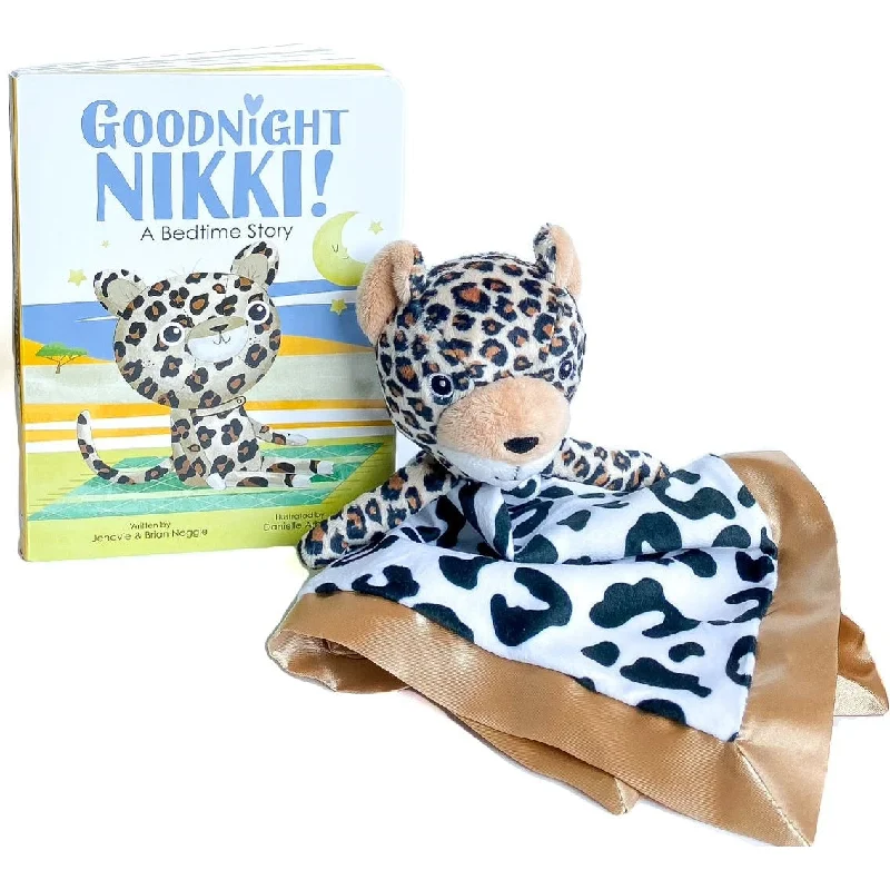 Enchanting children's books Frankie Dean Nikki the Leopard Dream Blanket + Bedtime Book