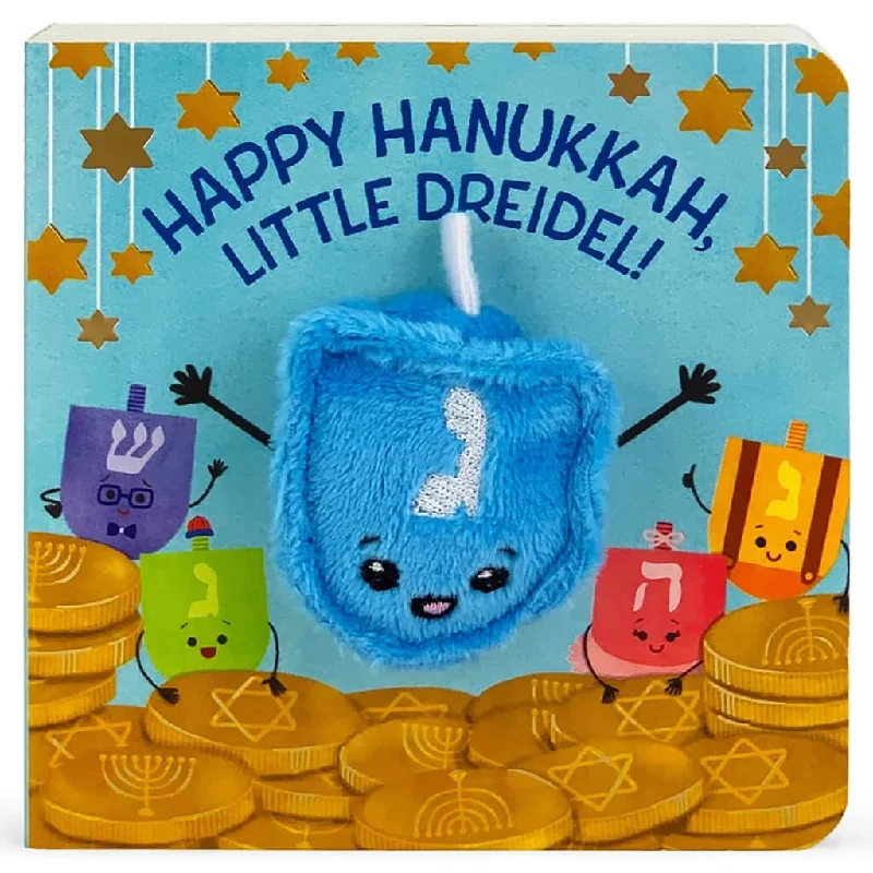 Engaging narratives for children Happy Hanukkah, Little Dreidel Finger Puppet Book