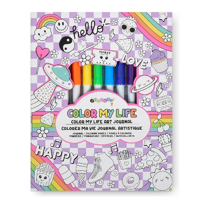 Action-packed adventure books for kidsIscrem Color My Life Art Journal