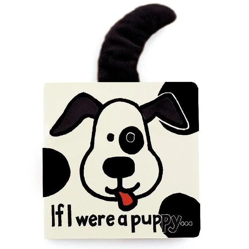 Entertaining children's chapter booksJellycat If I Were a Puppy (Black & Cream) Book