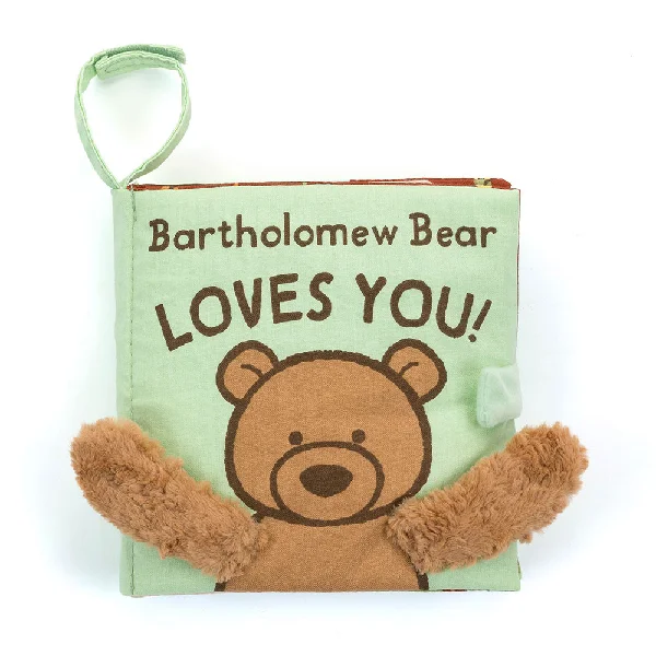 Instructive children's talesJellycat Soft Activity Book | Bartholomew Bear Loves You