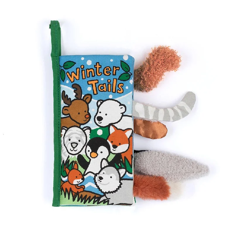 Thought-provoking children's literature Jellycat Soft Activity Book | Winter Tails