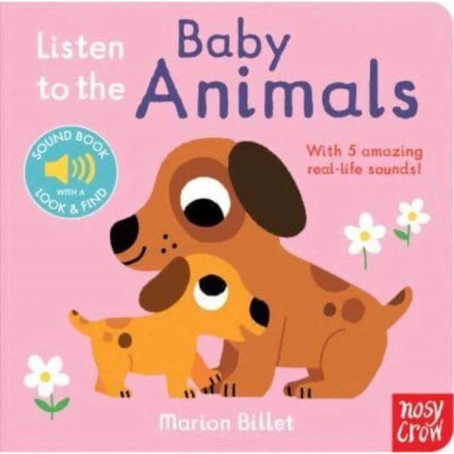 Captivating stories for kids Listen to the Baby Animals - Sound Book by Marion Billet
