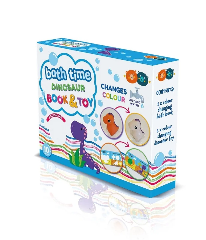 Thought-provoking children's literature Magic Colour Changing Bath Book & Toy - Dinosaur