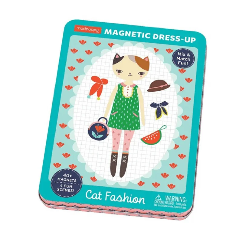 Engaging narratives for children Magnetic Dress Up Cat Fashion