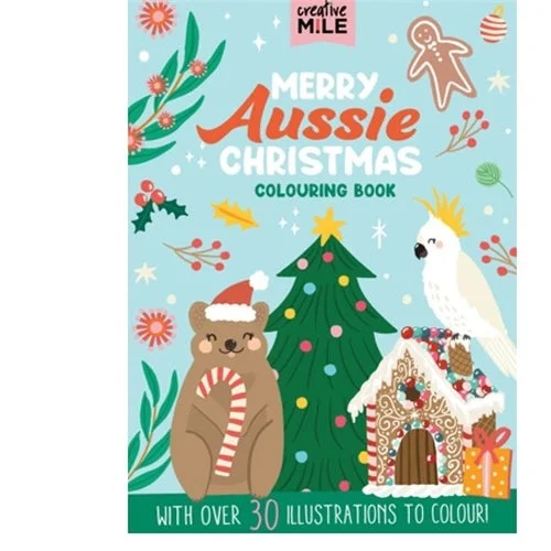 Engaging narratives for children Merry Aussie Christmas  Colouring Book