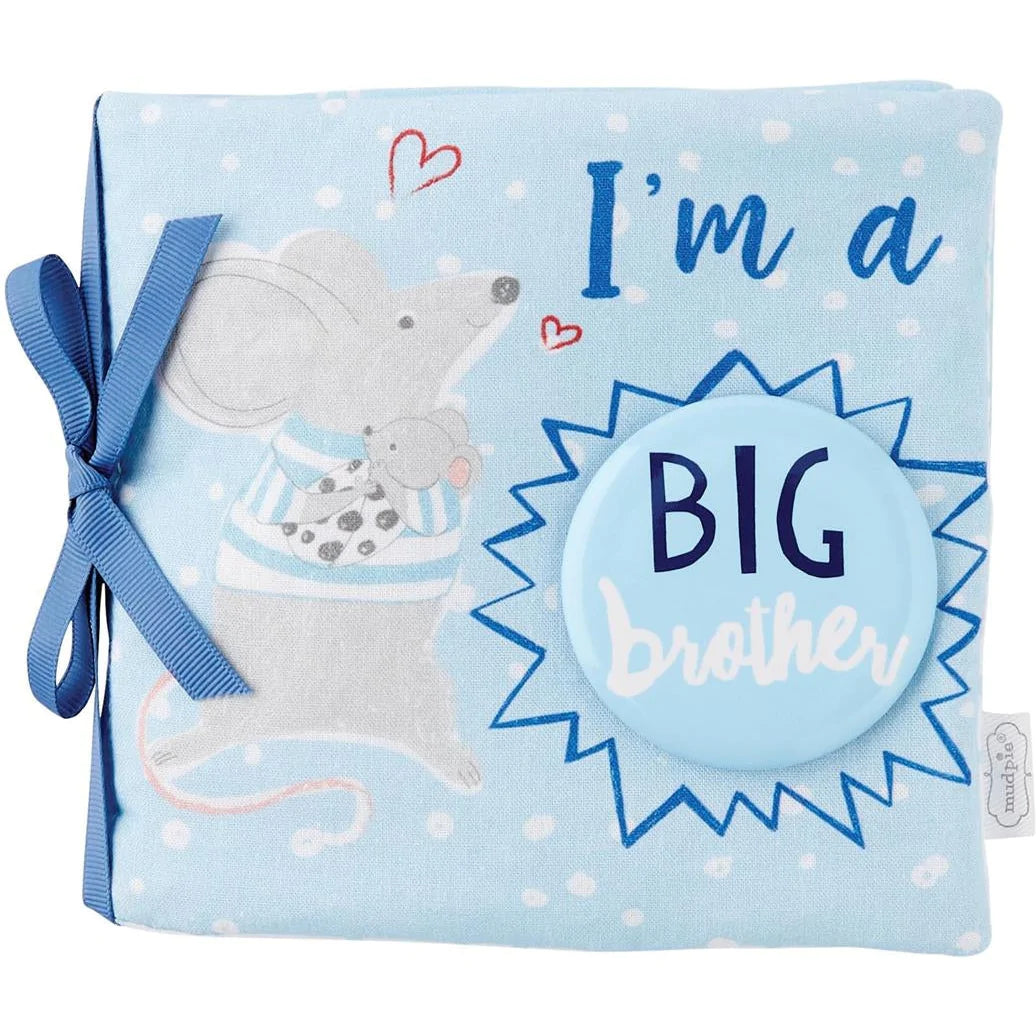 Enchanting children's books Mud Pie Big Brother Book & Pin Set