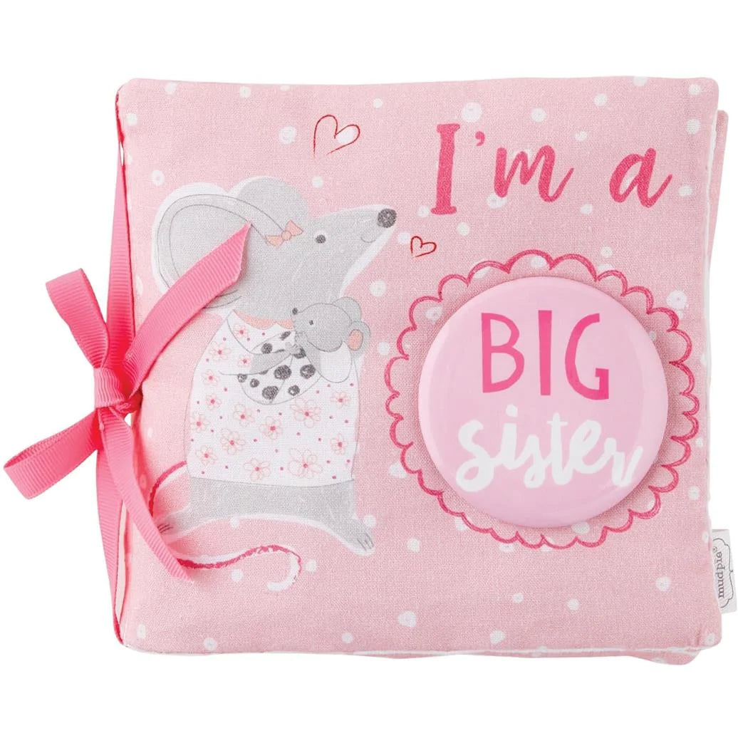 Captivating stories for kids Mud Pie Big Sister Book & Pin Set