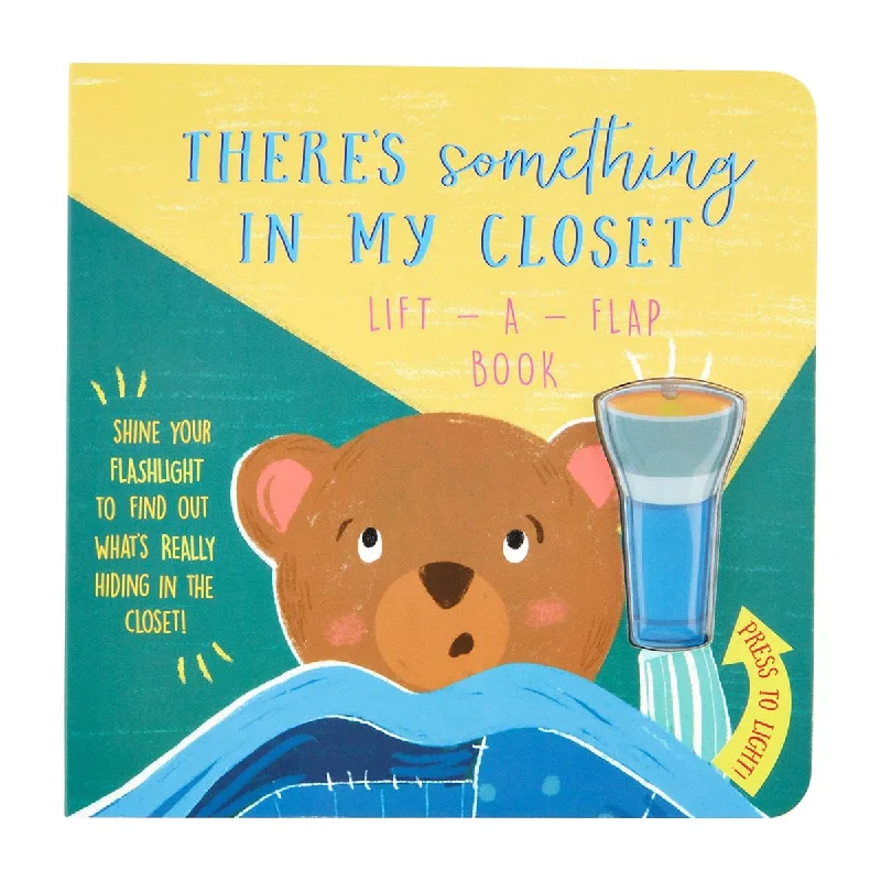 Imaginative children's literature Mud Pie Theres Something In My Closet Board Book